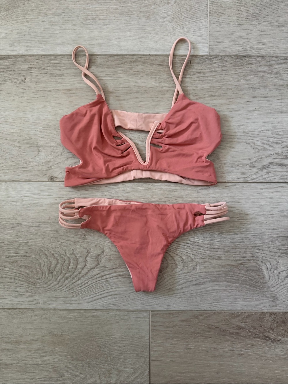 Koa Pink Reversible Bikini NEW